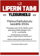 Kesän yu-koulun ilmoittautuminen on auki